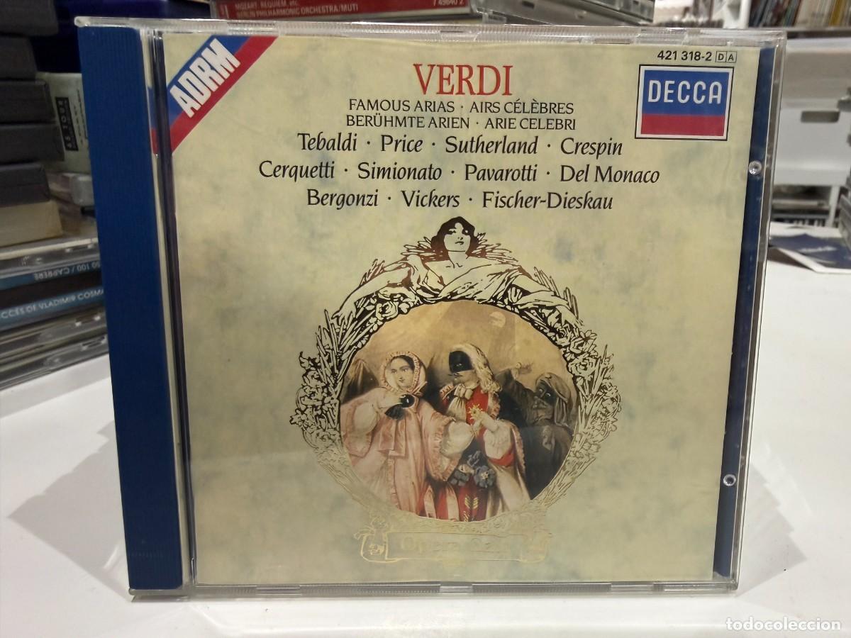 CDs de m&uacute;sica: Verdi - Famous Arias (CD)