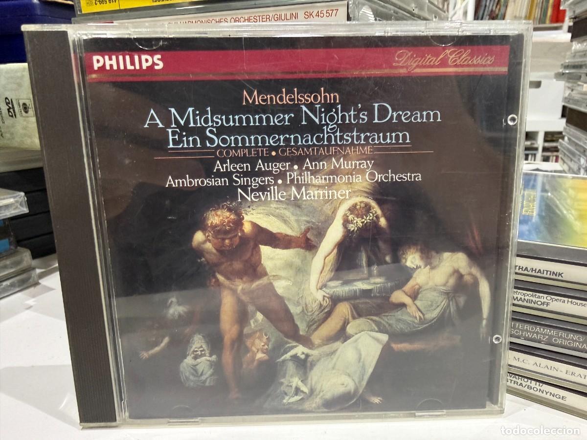 CDs de m&uacute;sica: Mendelssohn - Neville Marriner - A Midsummer Night's Dream (Ein Sommernachtstraum) Complete (CD)