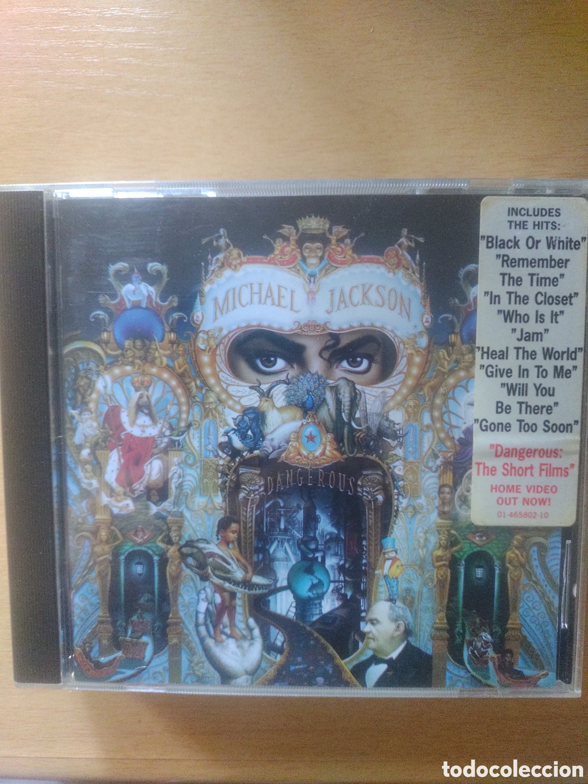CDs de m&uacute;sica: Caja CD Vac&iacute;a Michael Jackson -Dangerous - Foto 1