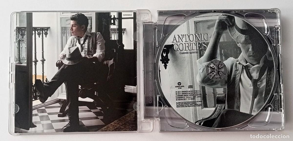 CDs de m&uacute;sica: CD ANTONIO CORT&Eacute;S - CUANDO QUIERAS - Foto 4