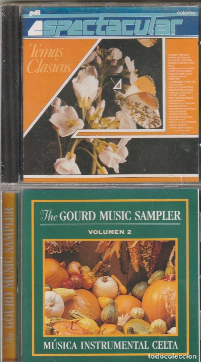 CDs de m&uacute;sica: Temas Cl&aacute;sicos-Serie: Espectacular -1998-Classical + REGALO THE GOURD MUSIC SAMPLER VL 2- ...Musica