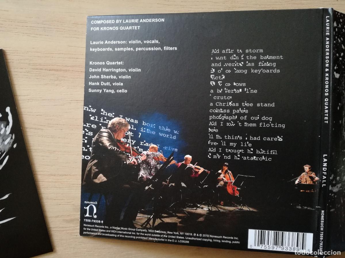 CDs de m&uacute;sica: LAURIE ANDERSON & KRONOS QUARTET - LANDFALL - Foto 3