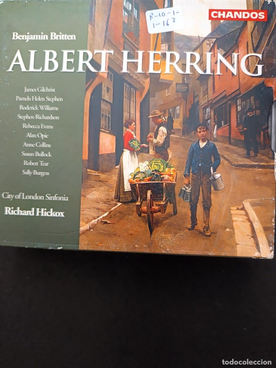 CDs de m&uacute;sica: 2 CD. BRITTEN: ALBERT HERRING. DIR: RICHARD HICKOX. CITY OF LONDON SINFONIA