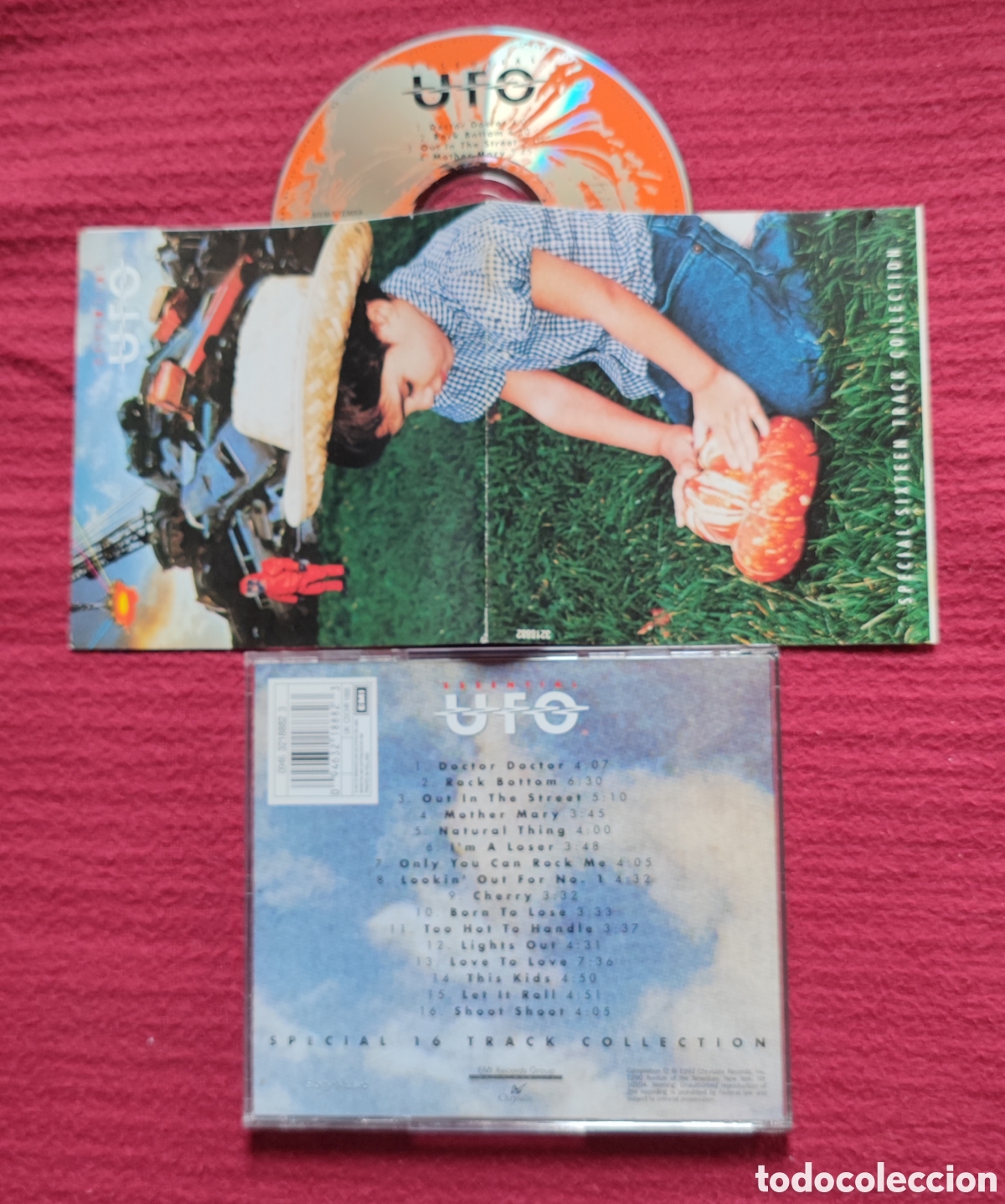 CDs de m&uacute;sica: UFO: The Essential. Cd Especial Edition 16 Track Collection. 1992 Chrysalis Records. Raro.