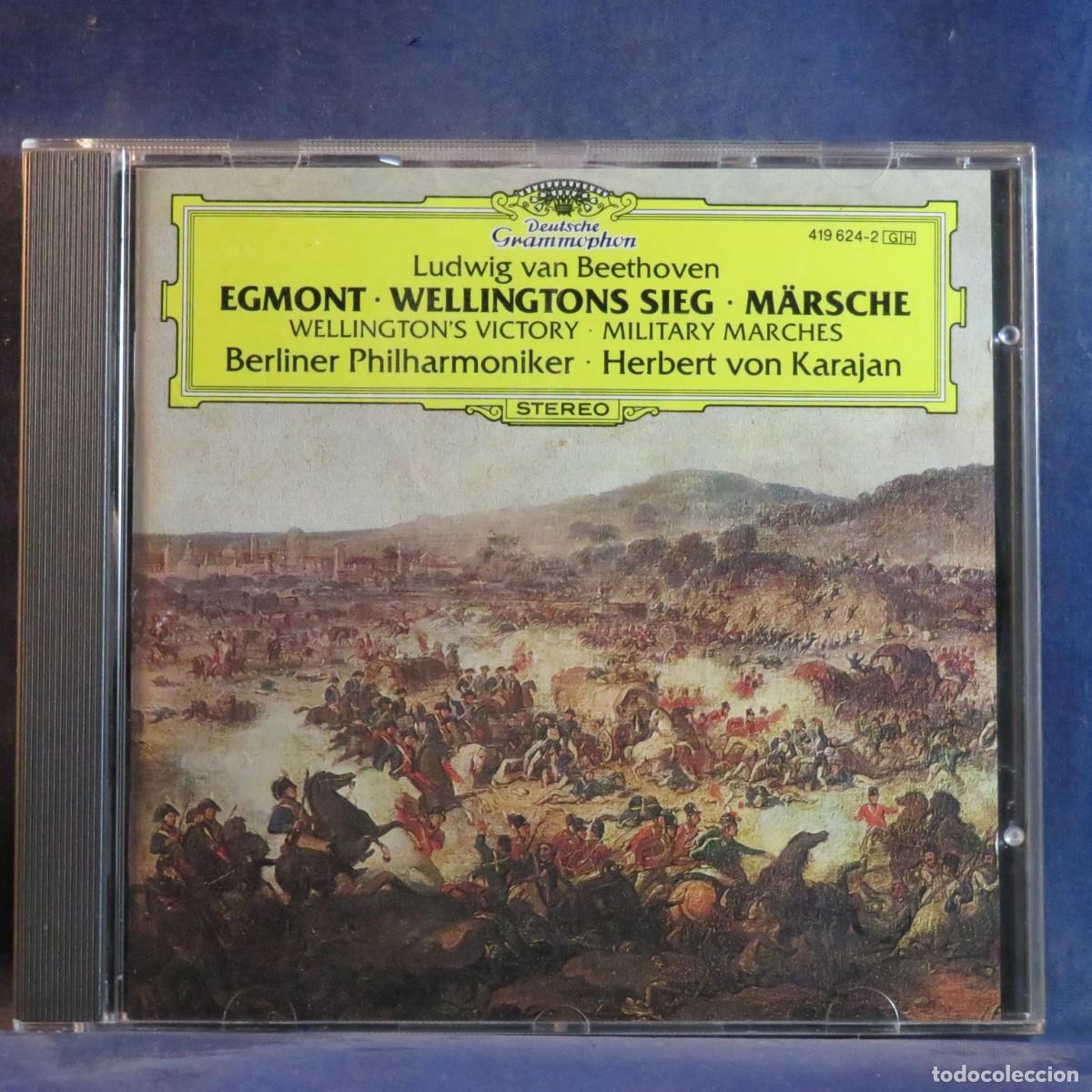 CDs de m&uacute;sica: LUDWIG VAN BEETHOVEN &ndash; EGMONT &bull; WELLINGTONS SIEG &bull; M&Auml;RSCHE - CD
