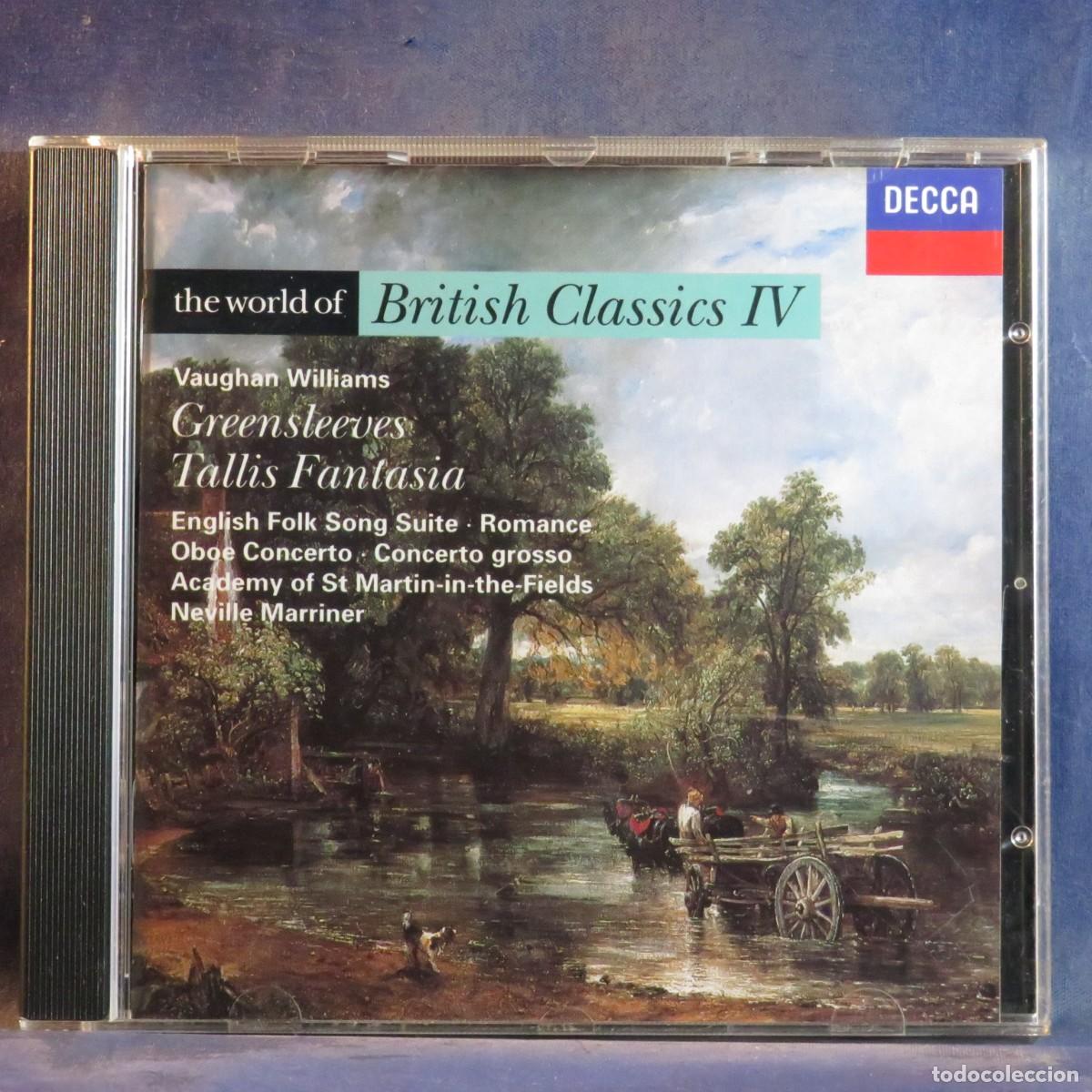 CDs de m&uacute;sica: VAUGHAN WILLIAMS &ndash; THE WORLD OF BRITISH CLASSICS IV: GREENSLEEVES; TALLIS FANTASIA - CD