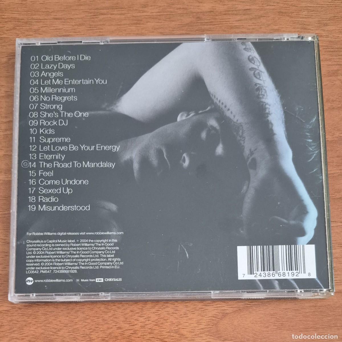 CDs de m&uacute;sica: GREATEST HITS - ROBBIE WILLIAMS (CD) - Foto 2