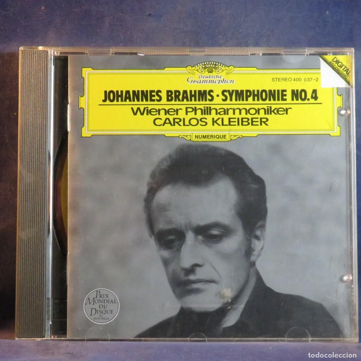 CDs de m&uacute;sica: JOHANNES BRAHMS - WIENER PHILHARMONIKER, CARLOS KLEIBER &ndash; SYMPHONY NO. 4 - CD