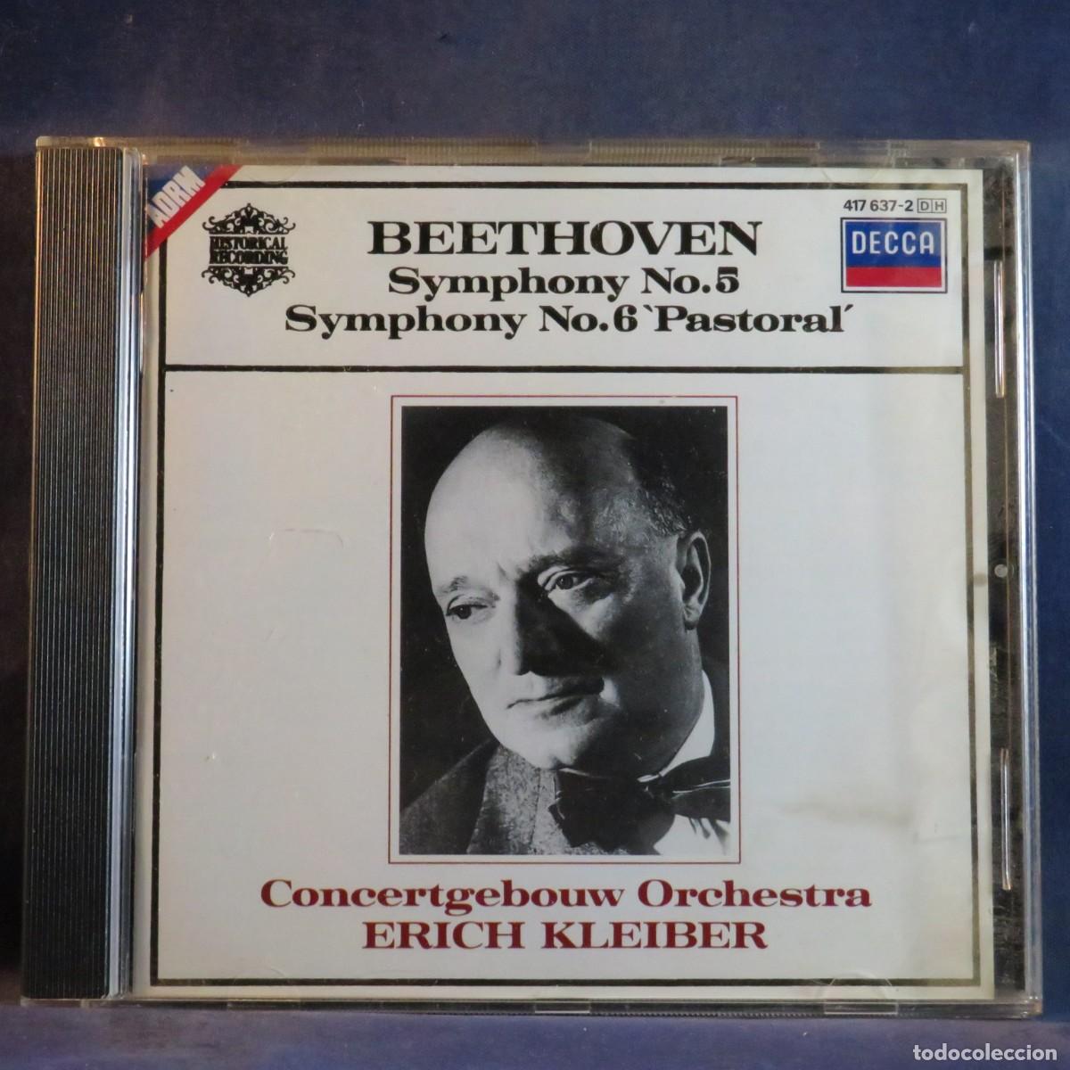 CDs de m&uacute;sica: Beethoven, Concertgebouw Orchestra, Erich Kleiber &ndash; Symphony No. 5 &bull; Symphony No. 6 'Pastoral'- CD