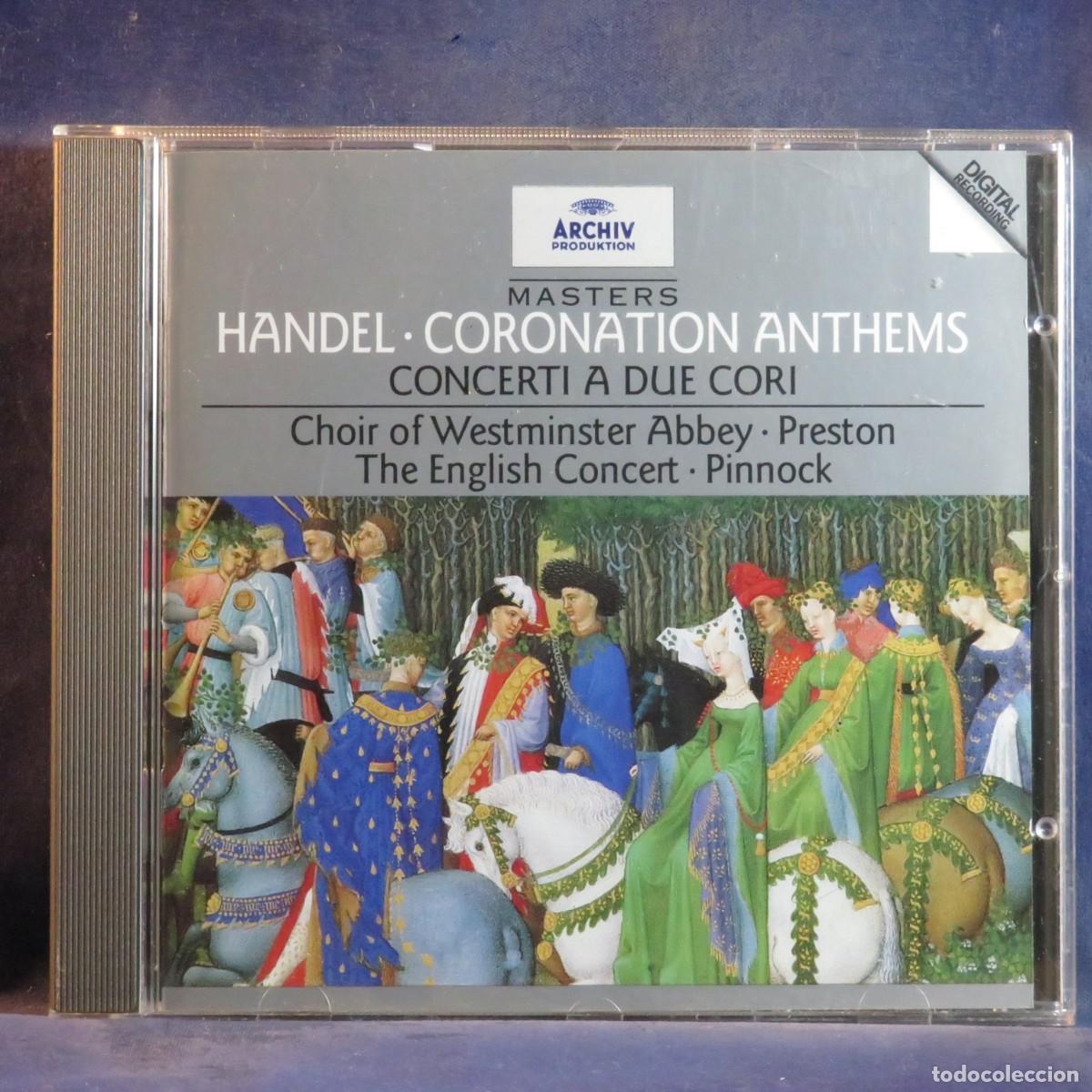 CDs de m&uacute;sica: HANDEL &ndash; CHOIR OF WESTMINSTER ABBEY - CONCERTI A DUE CORI - CD