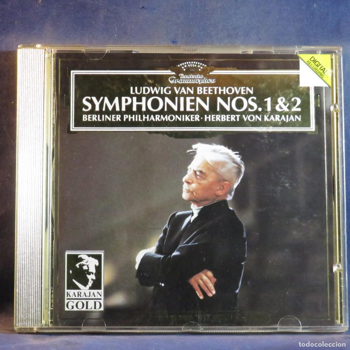 CDs de m&uacute;sica: LUDWIG VAN BEETHOVEN, BERLINER PHILHARMONIKER, HERBERT VON KARAJAN &ndash; SYMPHONIEN NOS. 1 & 2 - CD