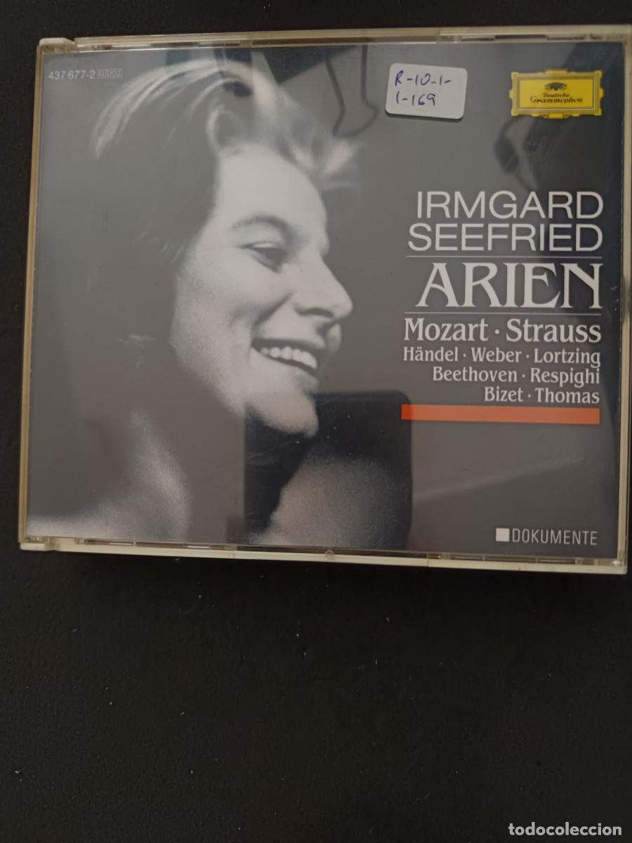 CDs de m&uacute;sica: 2 CD. IRMGARD SEEFRIED. ARIEN. MOZART.STRAUSS. H&Auml;NDEL, WEBER, LORTZING, BEETHOVEN, RESPIGHI, BIZET