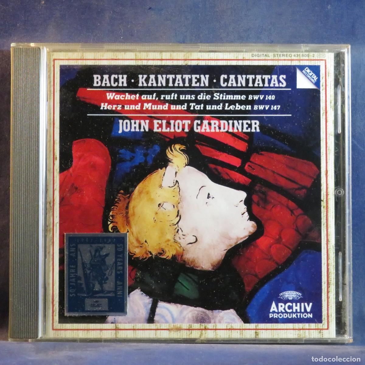 CDs de m&uacute;sica: BACH - JOHN ELIOT GARDINER &ndash; KANTATEN BWV 140 & 147 - CD