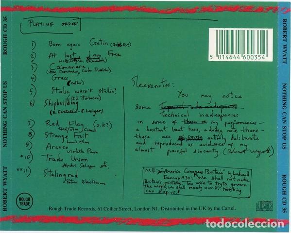 CDs de m&uacute;sica: Robert Wyatt - Nothing can stop us - Foto 2
