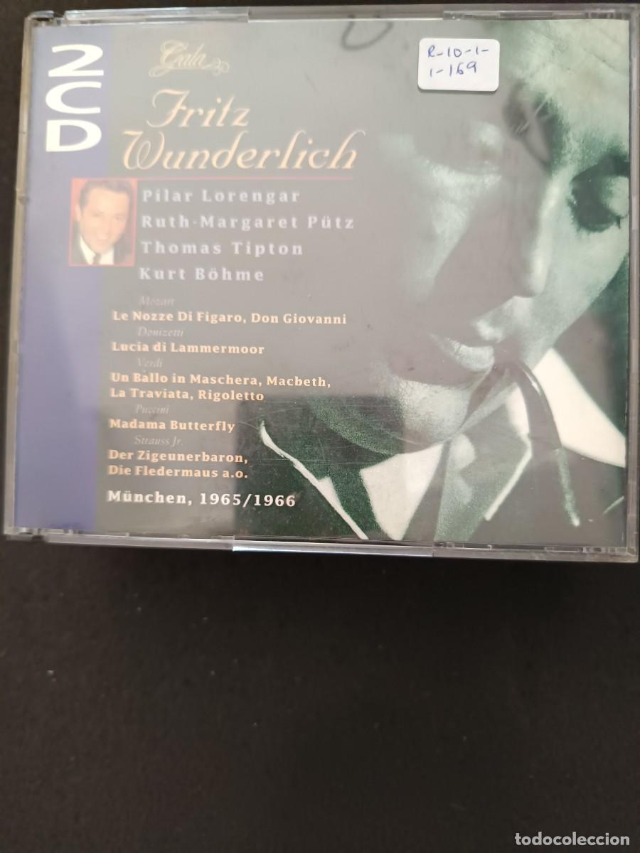 CDs de m&uacute;sica: 2 CD. FRITZ WUNDERLICH. PILAR LORENGAR, RUTH-MARGARET P&Uuml;TZ, THOMAS TIPTON, KURT B&Ouml;HME