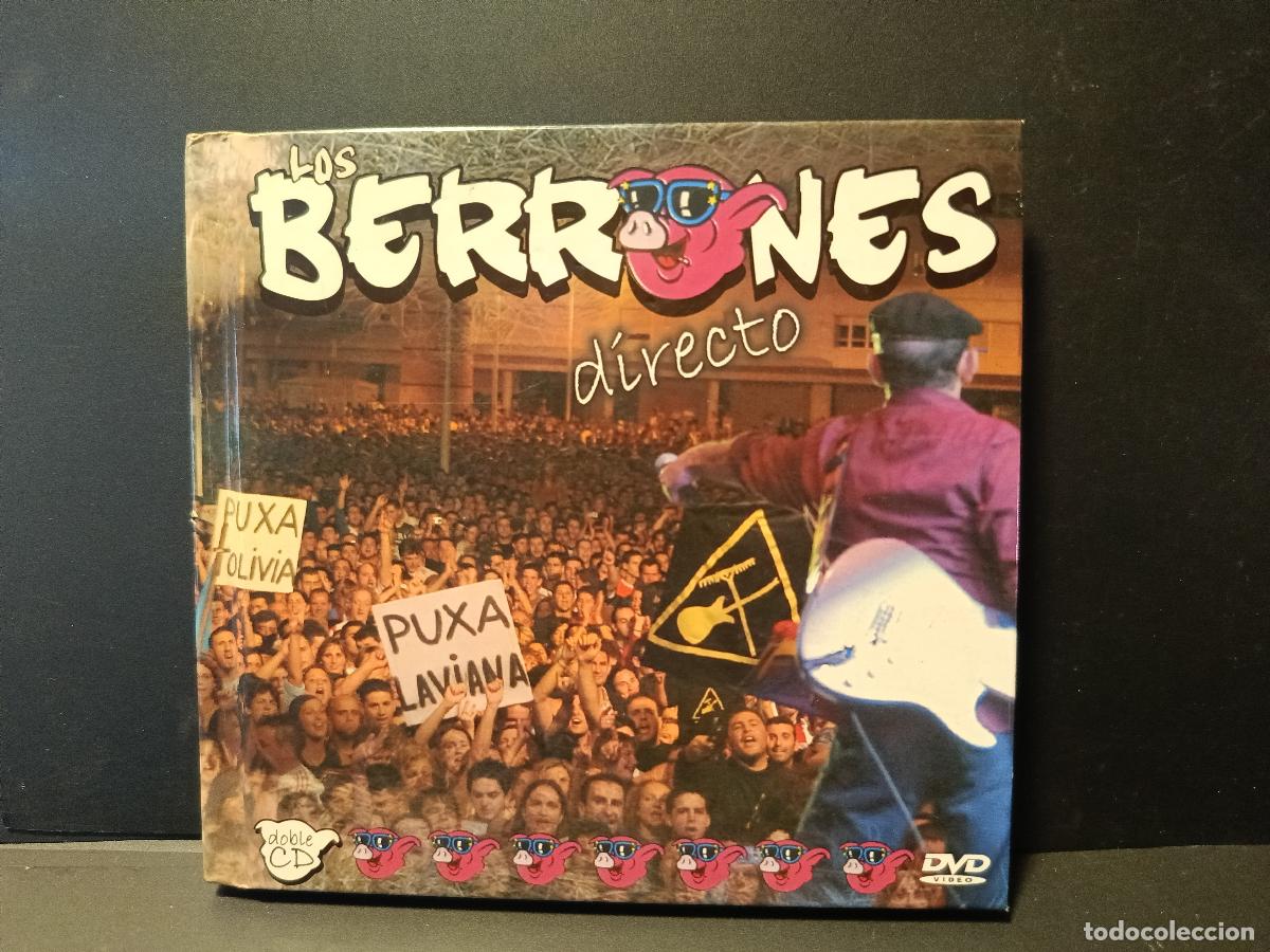 CDs de m&uacute;sica: LOS BERRONES LIBRO CD DOBLE CD + DVD PUXA ASTURIAS PEPETO