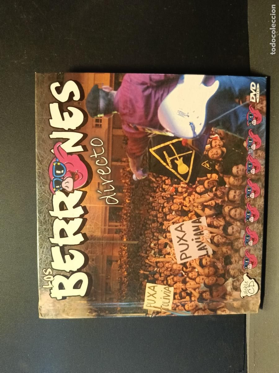 CDs de m&uacute;sica: LOS BERRONES LIBRO CD DOBLE CD + DVD PUXA ASTURIAS PEPETO
