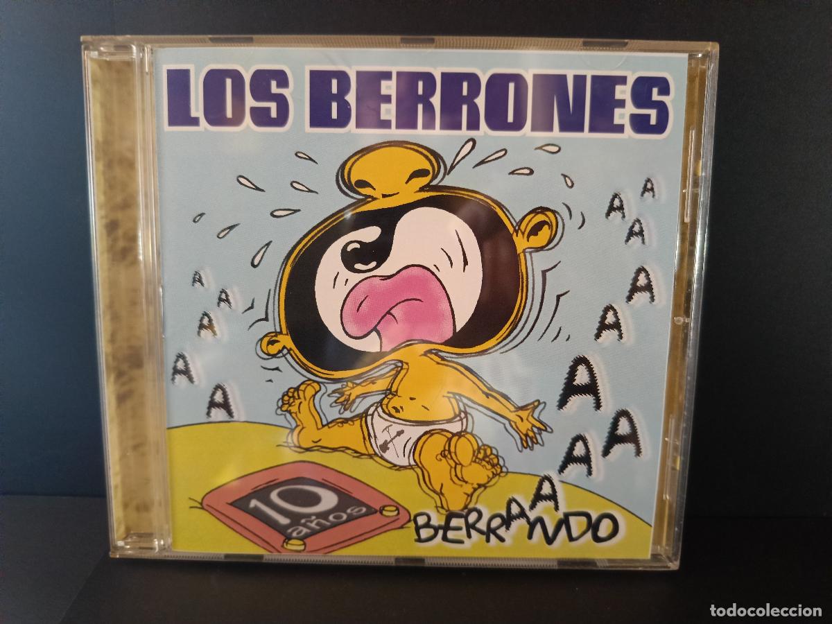 CDs de m&uacute;sica: LOS BERRONES / 10 a&ntilde;os berrando - A&ntilde;o 1999 - 16 tracks - Banda de Agro-Rock desde Asturias PEPETO