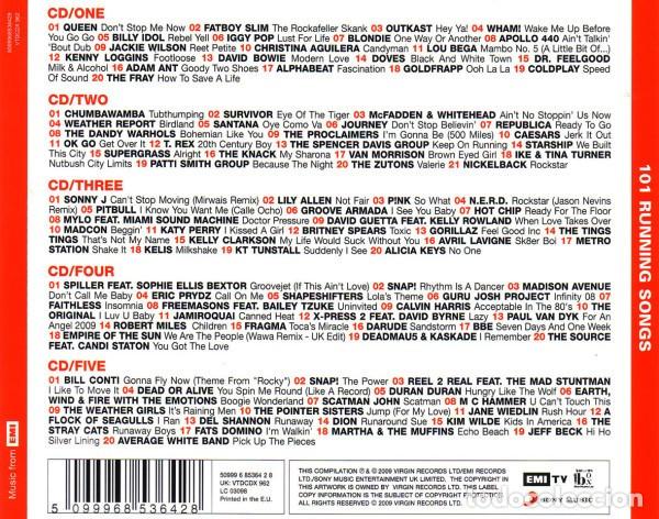 CDs de m&uacute;sica: Varios - 101 Running Songs - Foto 2