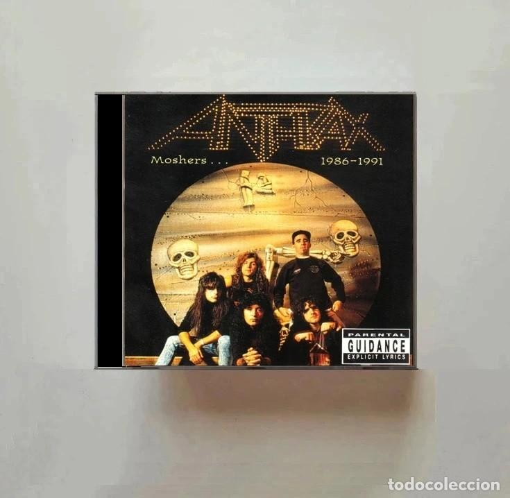 CDs de m&uacute;sica: ANTHRAX. MOSHERS [1986-1991]. RECOPILATORIO. CD.