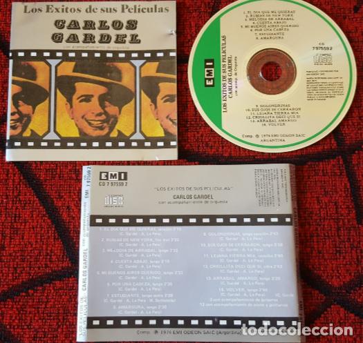 CDs de m&uacute;sica: CARLOS GARDEL ** Los Exitos de sus Peliculas ** ARGENTINA CD