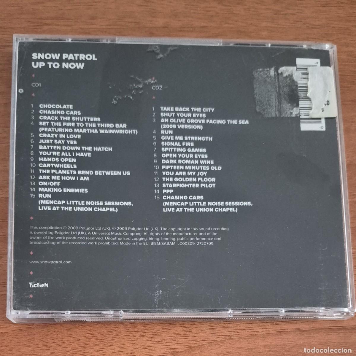 CDs de m&uacute;sica: UP TO NOW - SNOW PATROL (2 CD, DOBLE) - Foto 2
