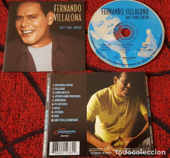CDs de m&uacute;sica: FERNANDO VILLALONA ** Naci Para Cantar ** ORIGINAL USA 1999 CD