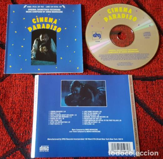 CDs de m&uacute;sica: CINEMA PARADISO ** Banda Sonora - Ennio Morricone ** CD 1989 USA