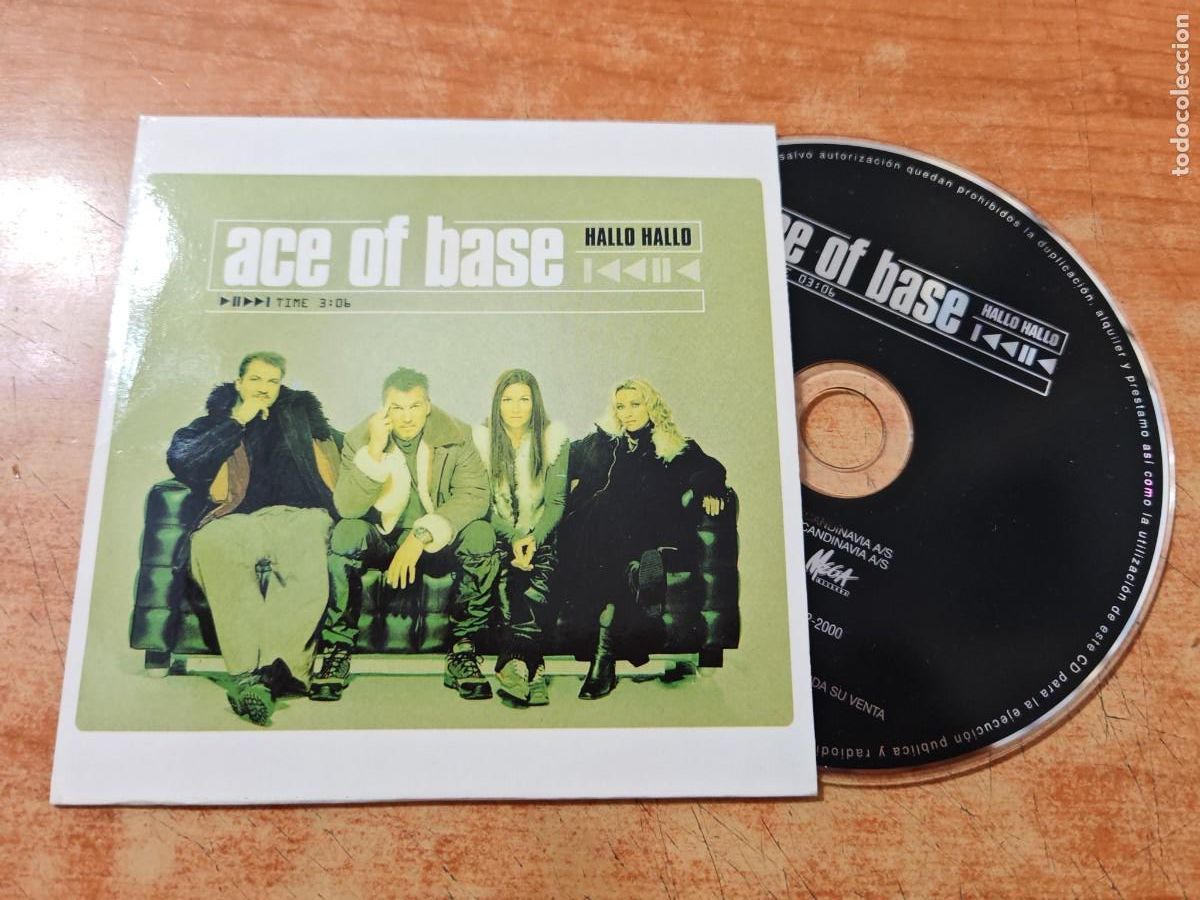 CDs de m&uacute;sica: ACE OF BASE Hallo hallo CD SINGLE PROMO ESPA&Ntilde;OL 2000 PORTADA DE CARTON 1 TEMA