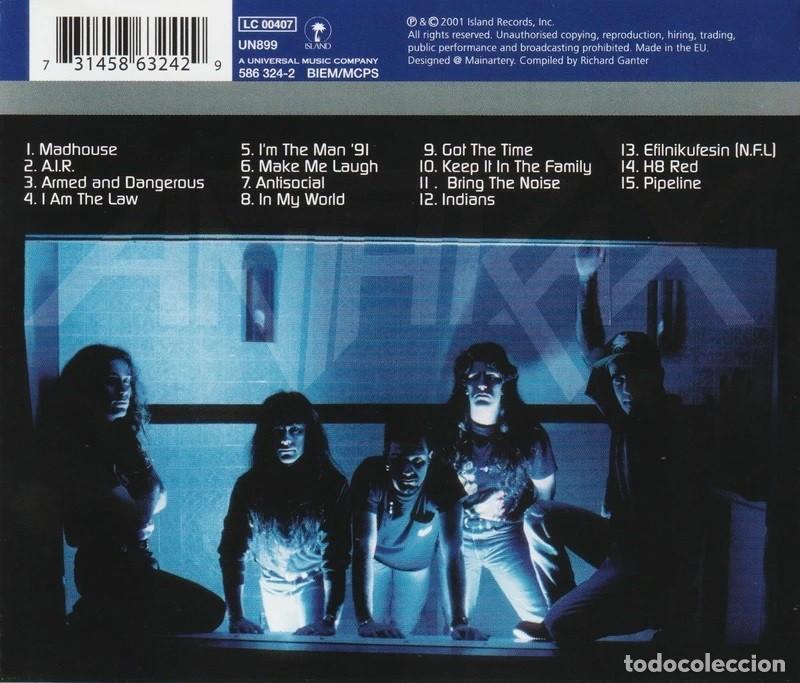 CDs de m&uacute;sica: ANTHRAX. CLASSIC. RECOPILATORIO. CD. - Foto 2