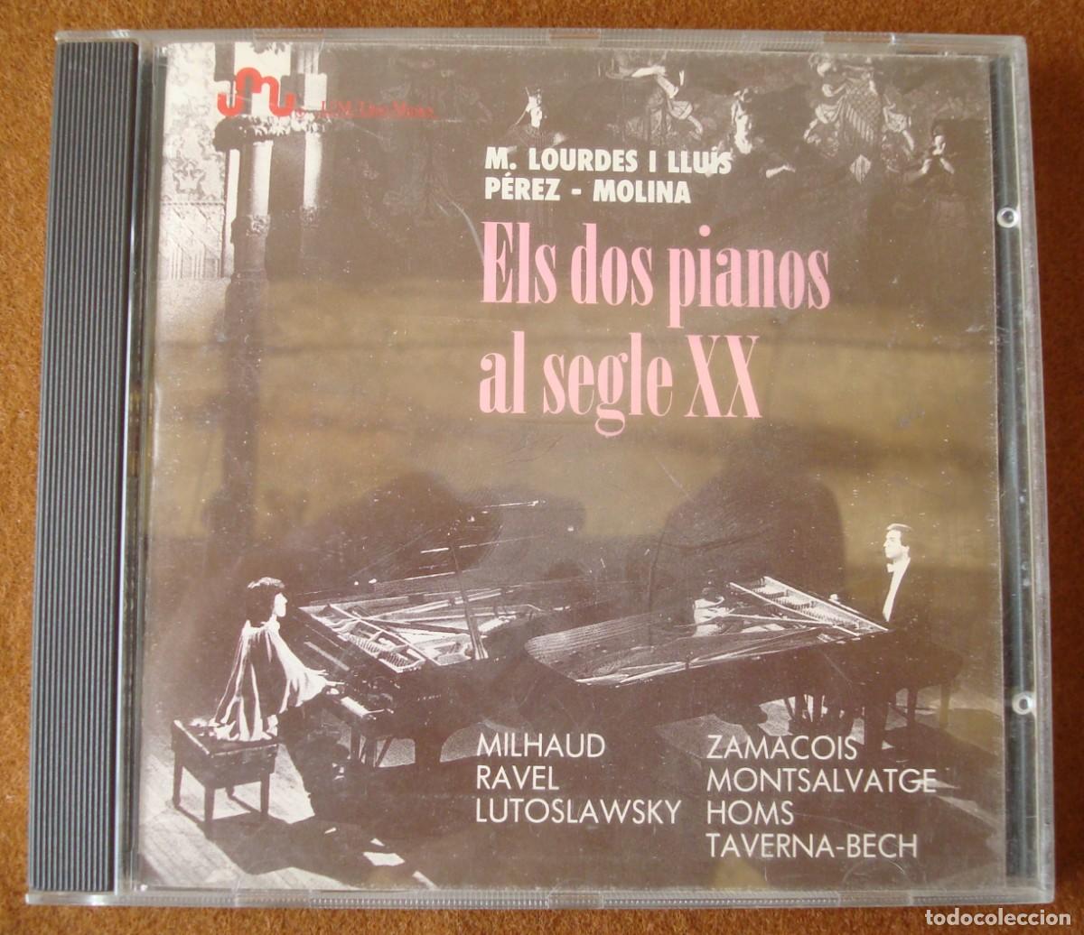 CDs de m&uacute;sica: M. Lourdes i Llu&iacute;s P&eacute;rez-Molina : Els dos pianos al segle XX - 1990 Uni&oacute; M&uacute;sics (Palma de Mallorca)