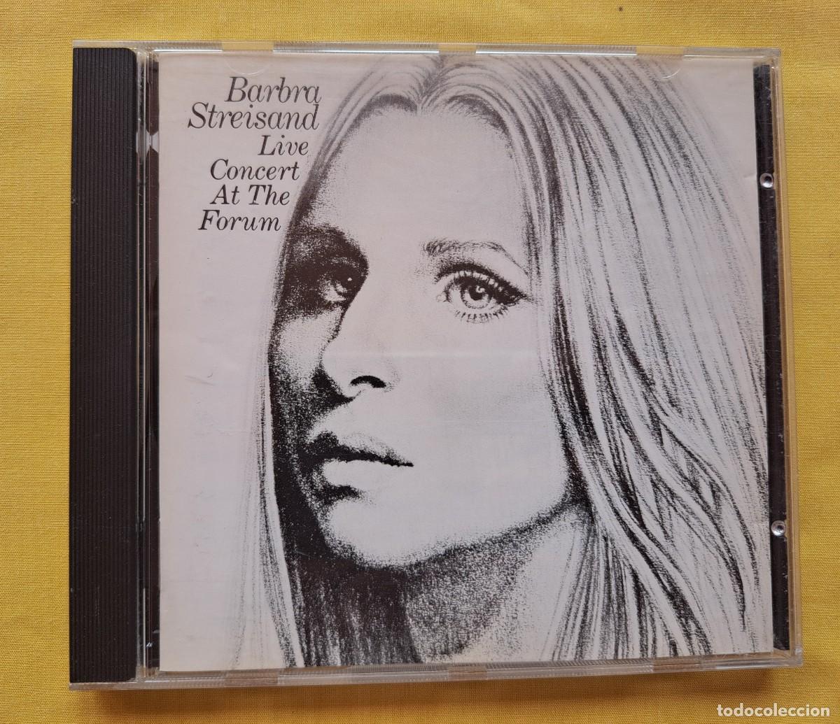 CDs de m&uacute;sica: BARBRA STRAISAND - LIVE CONCERT AT THE FORUM - CBS &ndash; CDCBS 65210 - EUROPE 1987