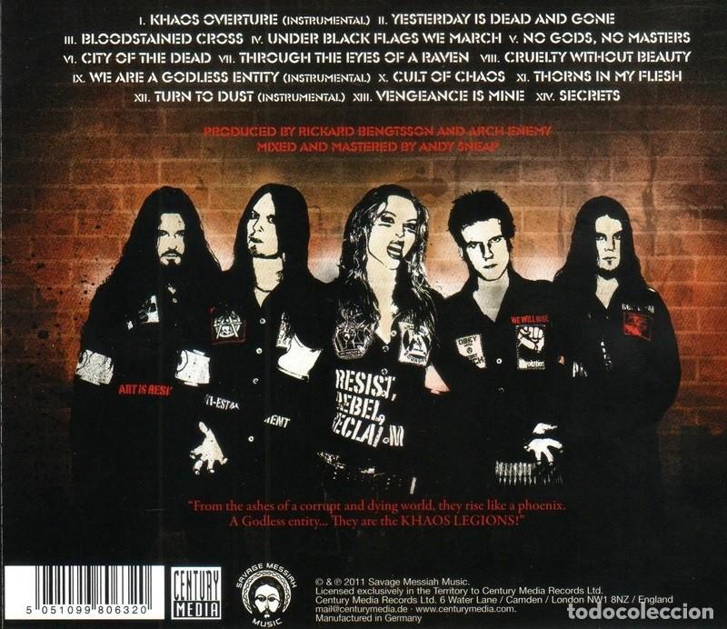 CDs de m&uacute;sica: ARCH ENEMY. KHAOS LEGIONS. CD. - Foto 2