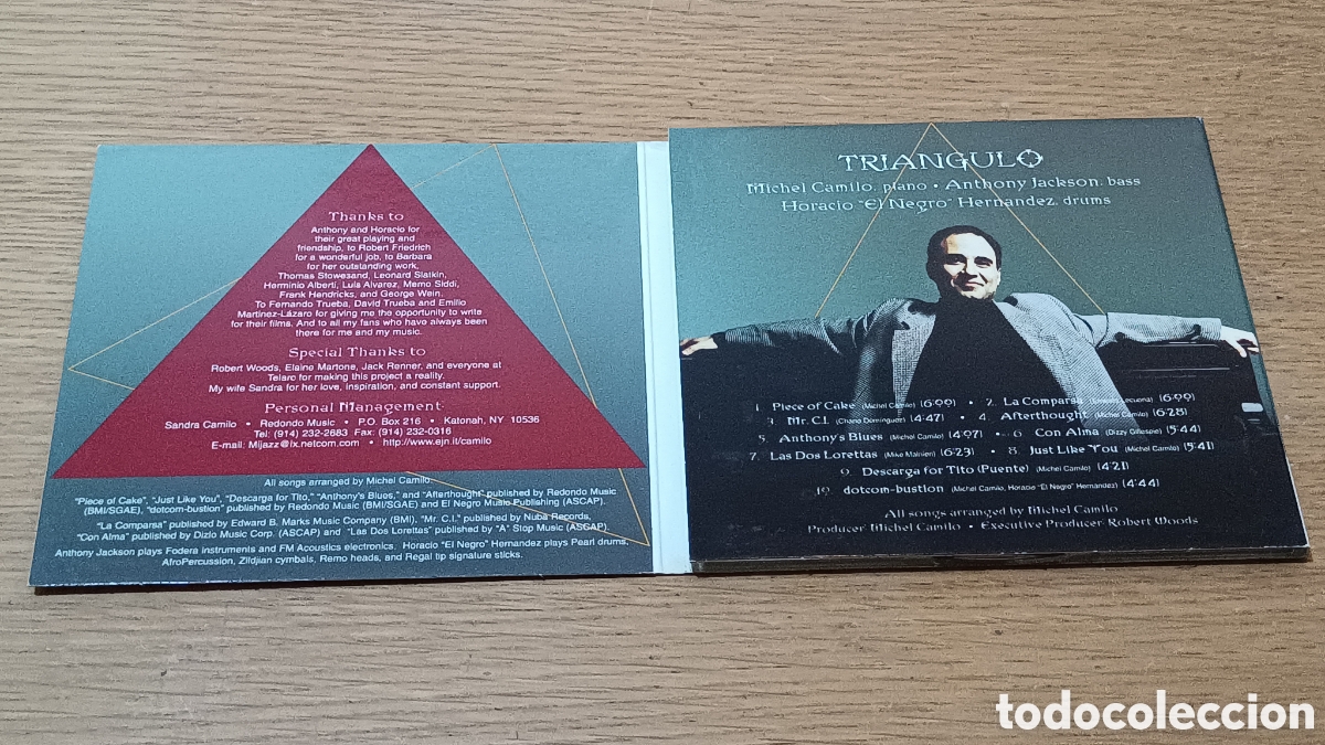 CDs de m&uacute;sica: Michel Camilo CD Tri&aacute;ngulo - Foto 3