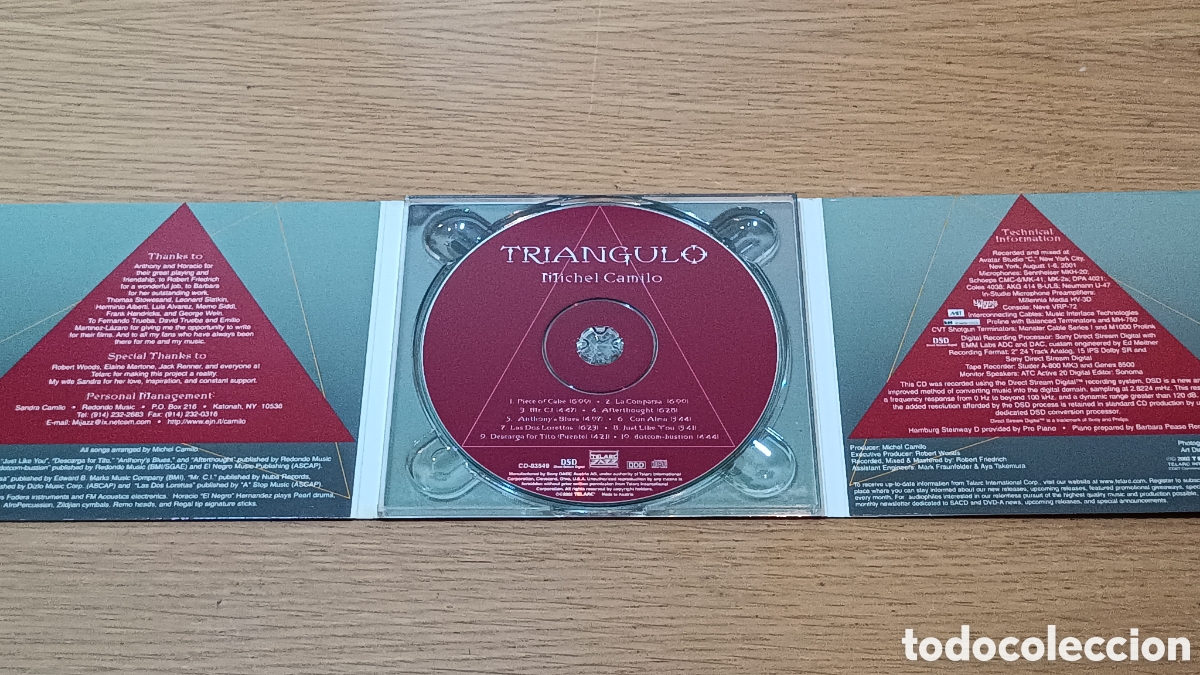 CDs de m&uacute;sica: Michel Camilo CD Tri&aacute;ngulo - Foto 4