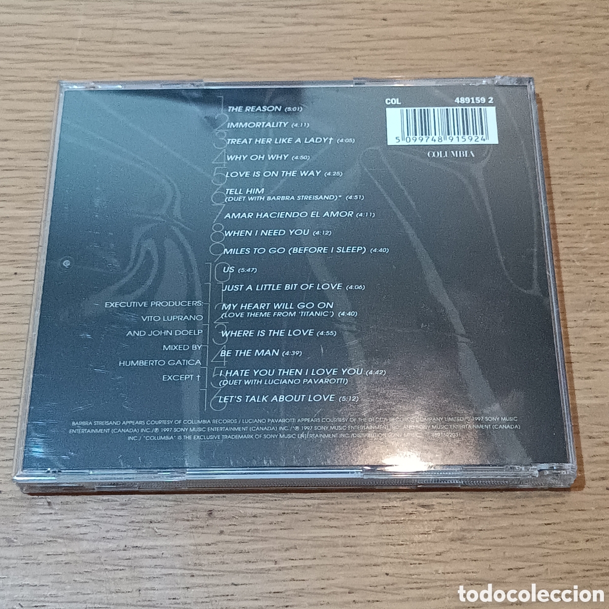 CDs de m&uacute;sica: Celine Dion CD Lets Talk About Love - Foto 2