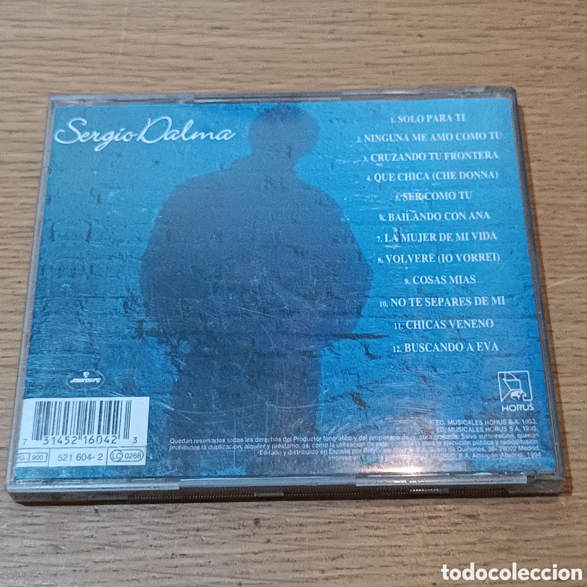 CDs de m&uacute;sica: Sergio Dalma CD Solo Para Ti - Foto 2
