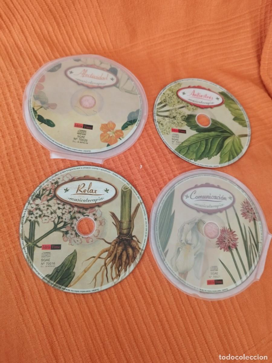 CDs de m&uacute;sica: 4 CDs de m&uacute;sico terapia. Relax. Solo los cuatro CDs.