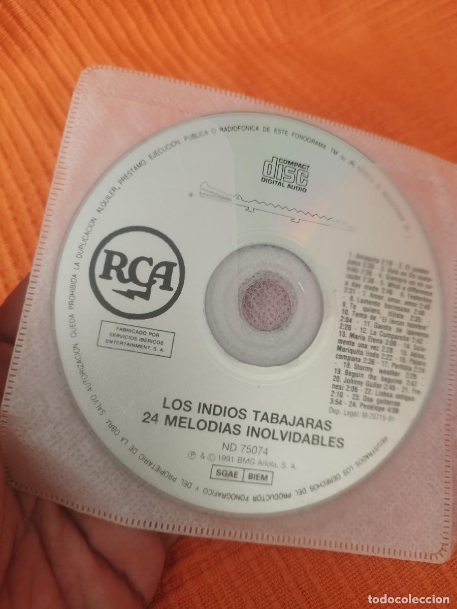 CDs de m&uacute;sica: 24 Melod&iacute;as Inolvidables del d&uacute;o de guitarras Los Indios Tabajaras. Solo cd.