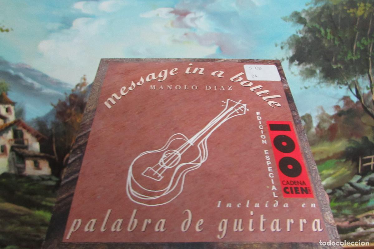 CDs de m&uacute;sica: CD SINGLE - MANOLO DIAZ - MESSAGE IN A BOTTLE CADENA 100