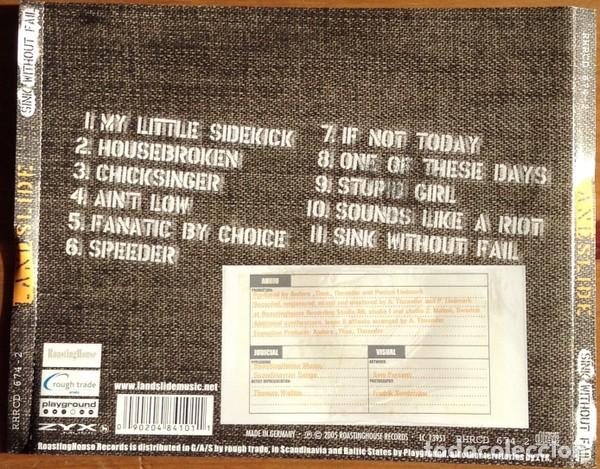 CDs de m&uacute;sica: Landslide * CD * Sink Without Fail * Precintado - Foto 8