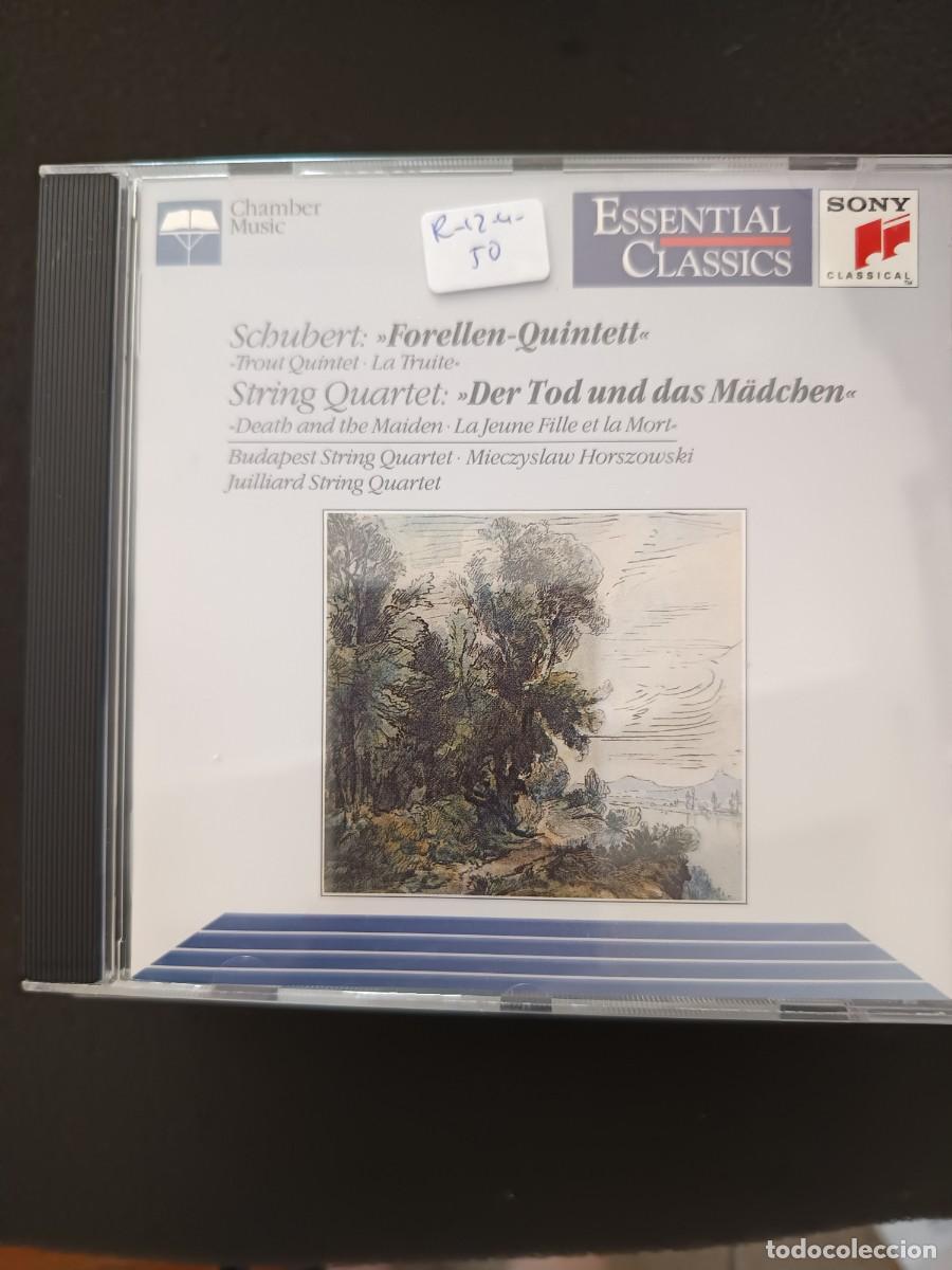 CDs de m&uacute;sica: SCHUBERT. &rdquo;FORELLEN-QUINTETT&rdquo; / STRING QUARTET &rdquo;DER TOD UND DAS M&Auml;DCHEN&rdquo;. JUILLIARD STRING QUARTET. - Foto 1