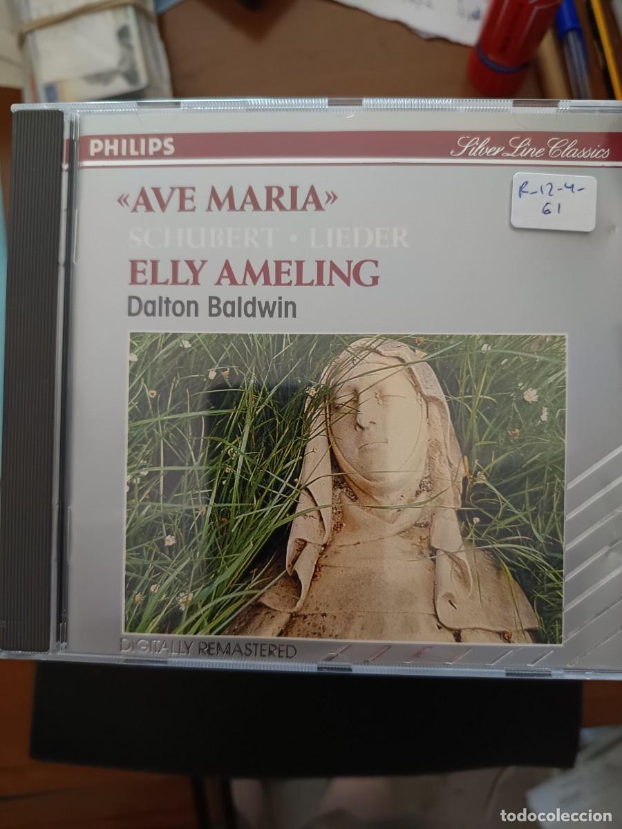 CDs de m&uacute;sica: SCHUBERT: LIEDER. &rdquo;AVE MARIA&rdquo;. INT&Eacute;RPRETE: ELLY AMELING. PIANO: DALTON BALDWIN