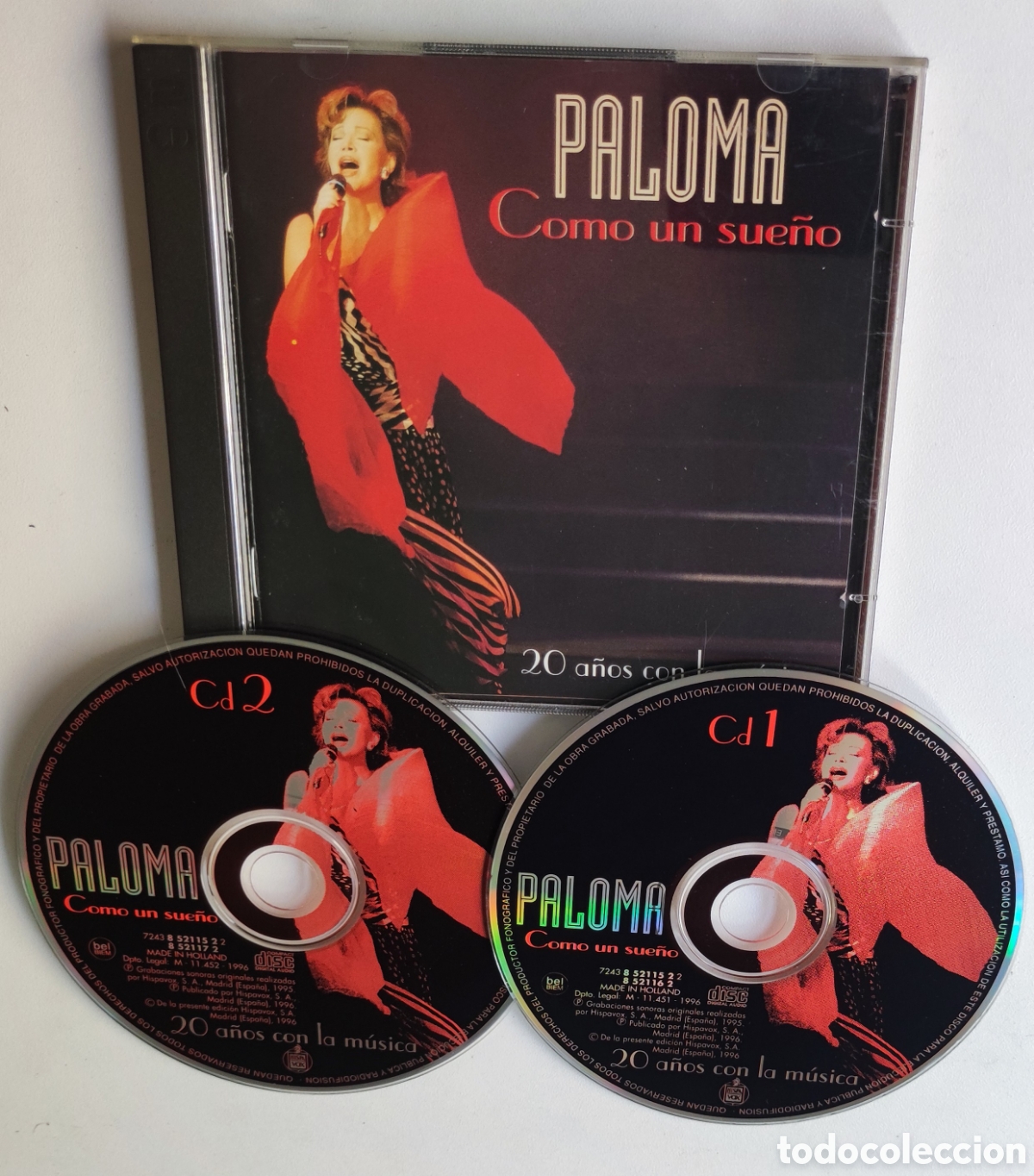 CDs de m&uacute;sica: DOBLE DIRECTO - PALOMA SAN BASILIO / COMO UN SUE&Ntilde;O - AUDITORIO ALCOBENDAS 1995 - CD HISPAVOX 1996