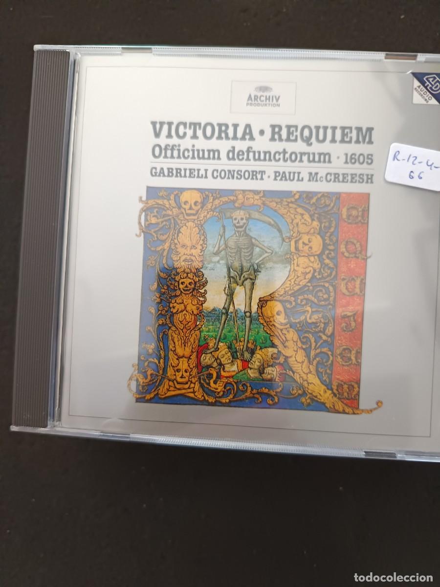 CDs de m&uacute;sica: VICTORIA: REQUIEM. OFFICIUM DEFUNCTORUM. 1605. GABRIELI CONSORT. PAUL McCREESH