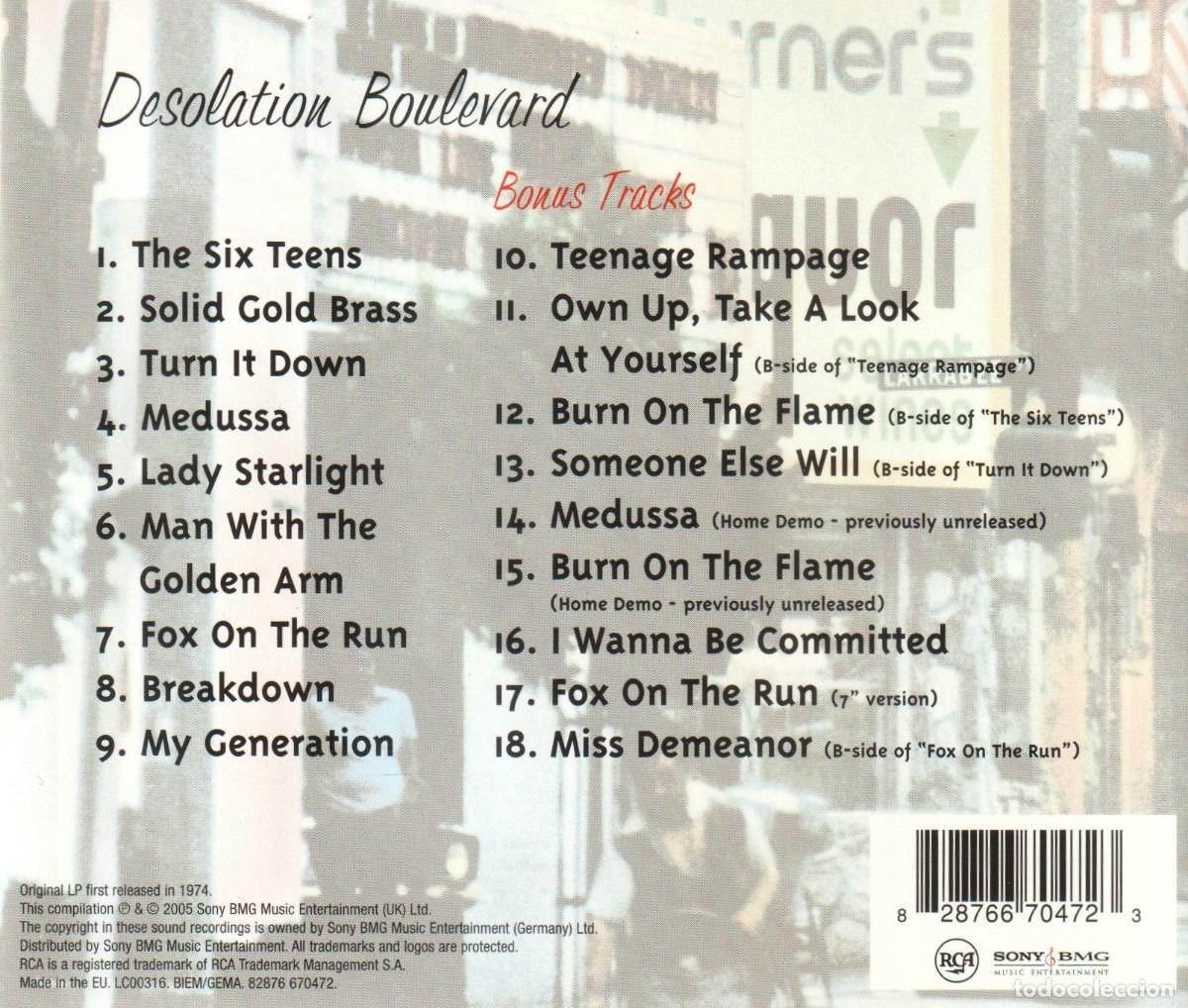 CDs de m&uacute;sica: SWEET. DESOLATION BOULEVARD. CD. - Foto 2