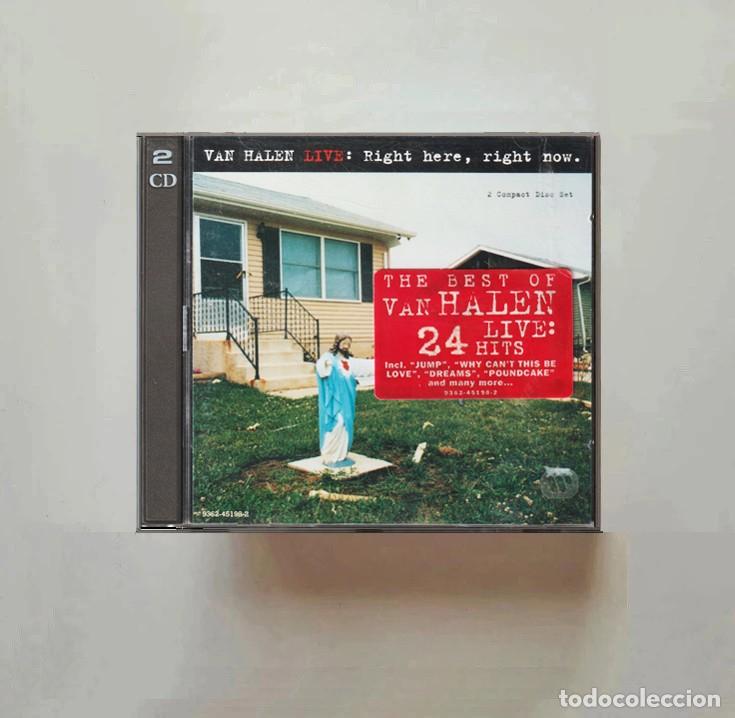 CDs de m&uacute;sica: [DOBLE CD]. VAN HALEN. LIVE. RIGHT HERE. RIGHT NOW. - Foto 1