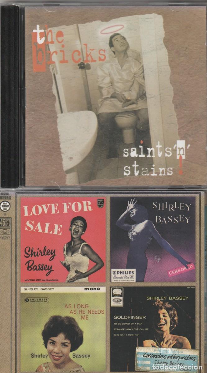 CDs de m&uacute;sica: SHIRLEY BASSEY + REGALO DE The Bricks &ndash; Saints&acute;n&acute;Stains-2001-Pop Rock-((((NUEVOS & PRECINTADOS ))