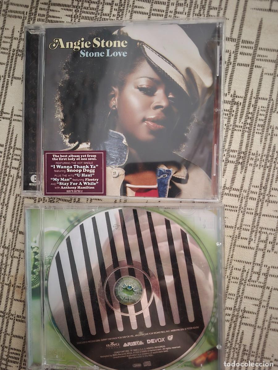 CDs de m&uacute;sica: 2 Discos CD. Angie Stone, Black Diamond y Stone Love