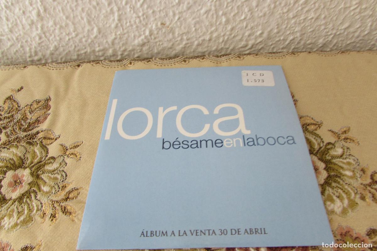 CDs de m&uacute;sica: LORCA - B&Eacute;SAME EN LA BOCA - CD SINGLE - Foto 1
